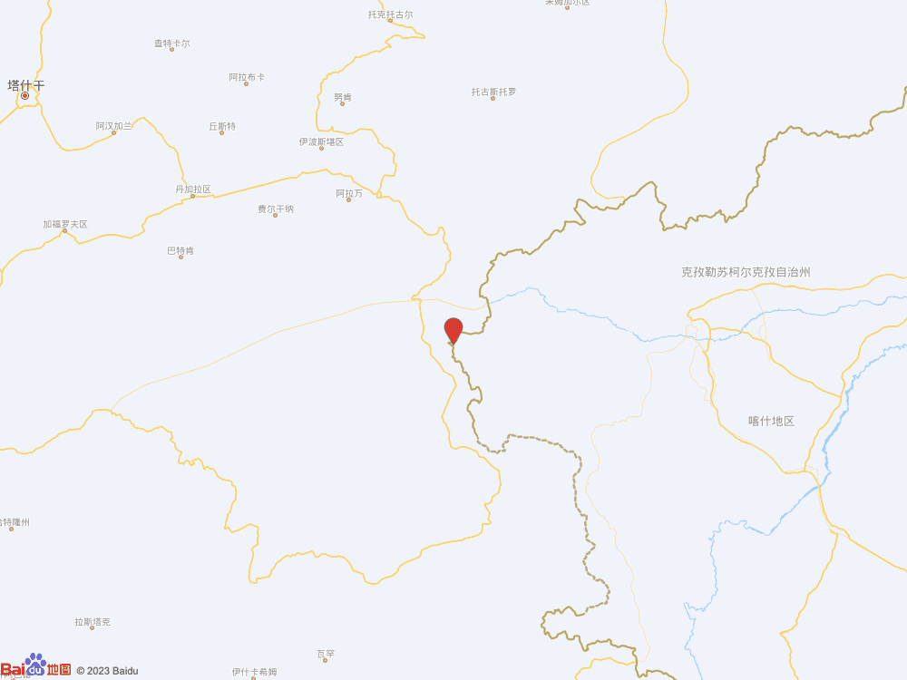 塔吉克斯坦发生4.3级地震